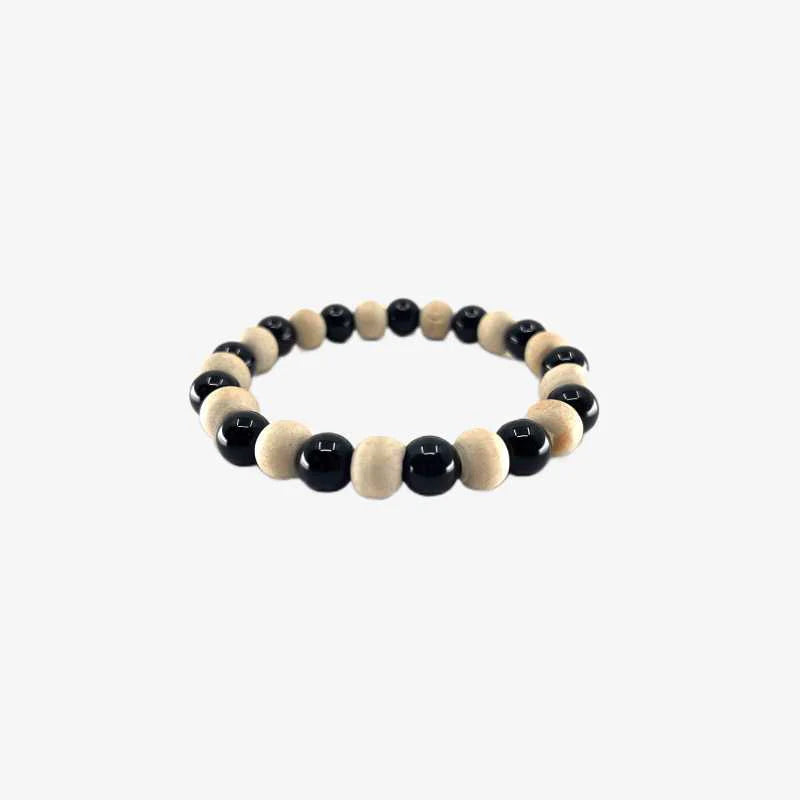 Tulsi Black Agate Protection Bracelet