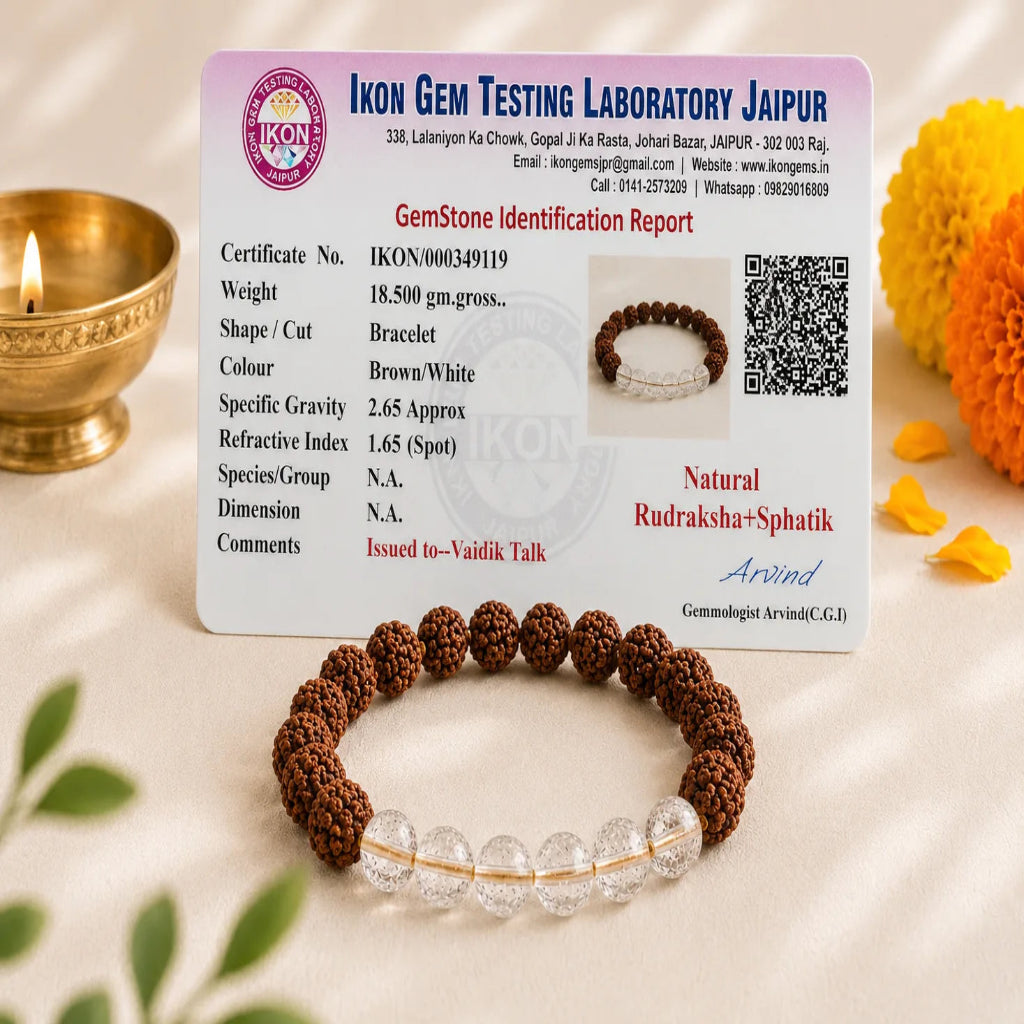 5_Mukhi_Rudraksha_White_Crystal_Bracelet