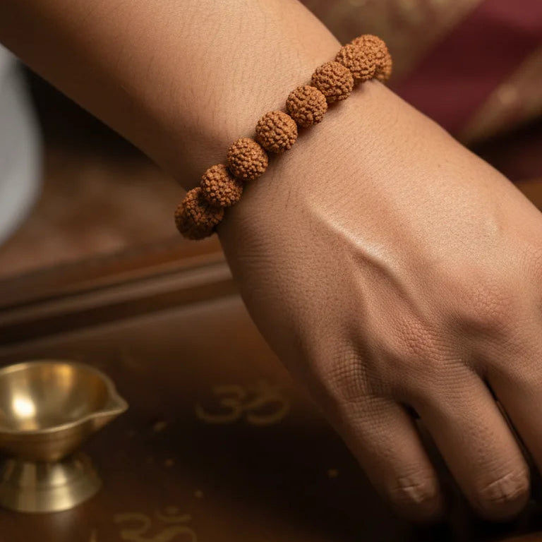 5 Mukhi Rudraksha Energy Bracelet