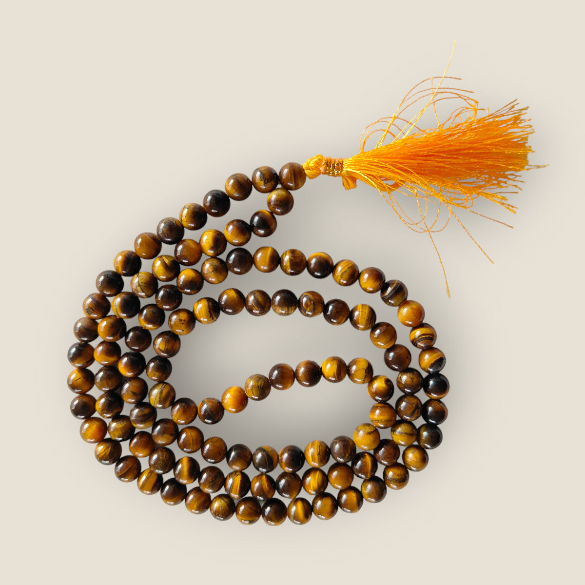 Tiger Eye Protective Necklace (6mm)