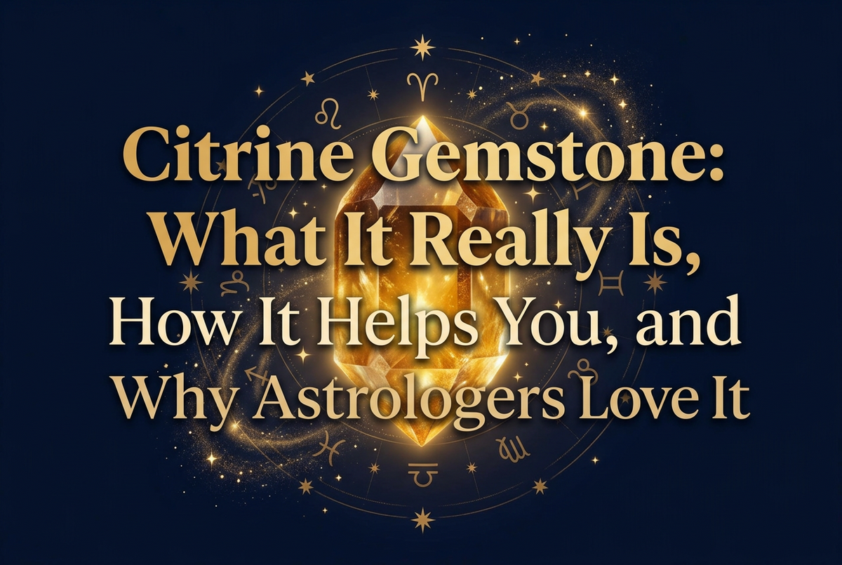 Citrine gemstone: what it really is, how it helps you, and why some astrologers love it most