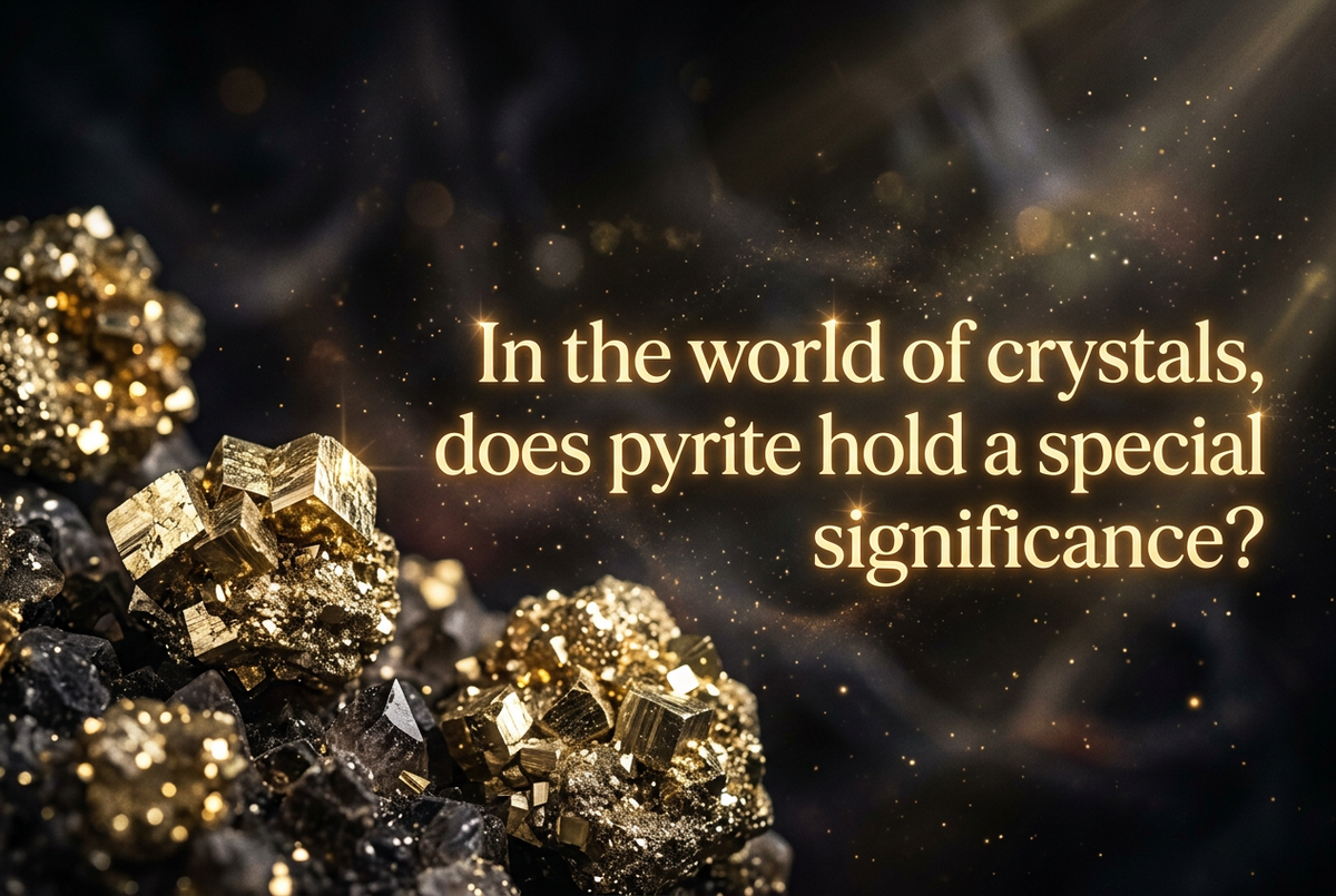 In the world of crystals, does pyrite hold a special significance?