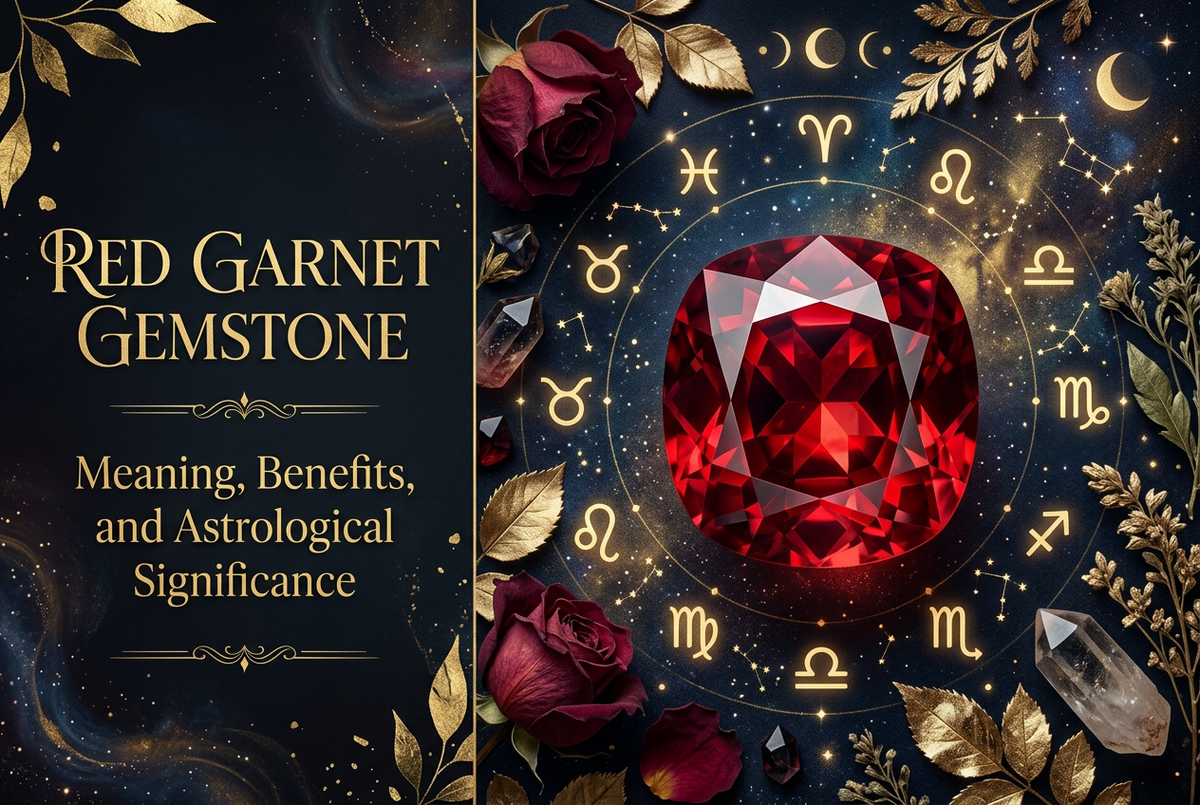 Red Garnet Gemstone: Meaning, Benefits, and Astrological Significance
