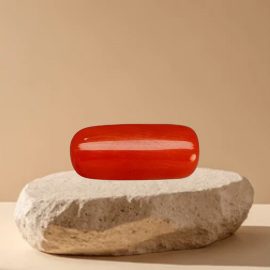 7 Ratti Cylindrical Red Coral (Moonga)