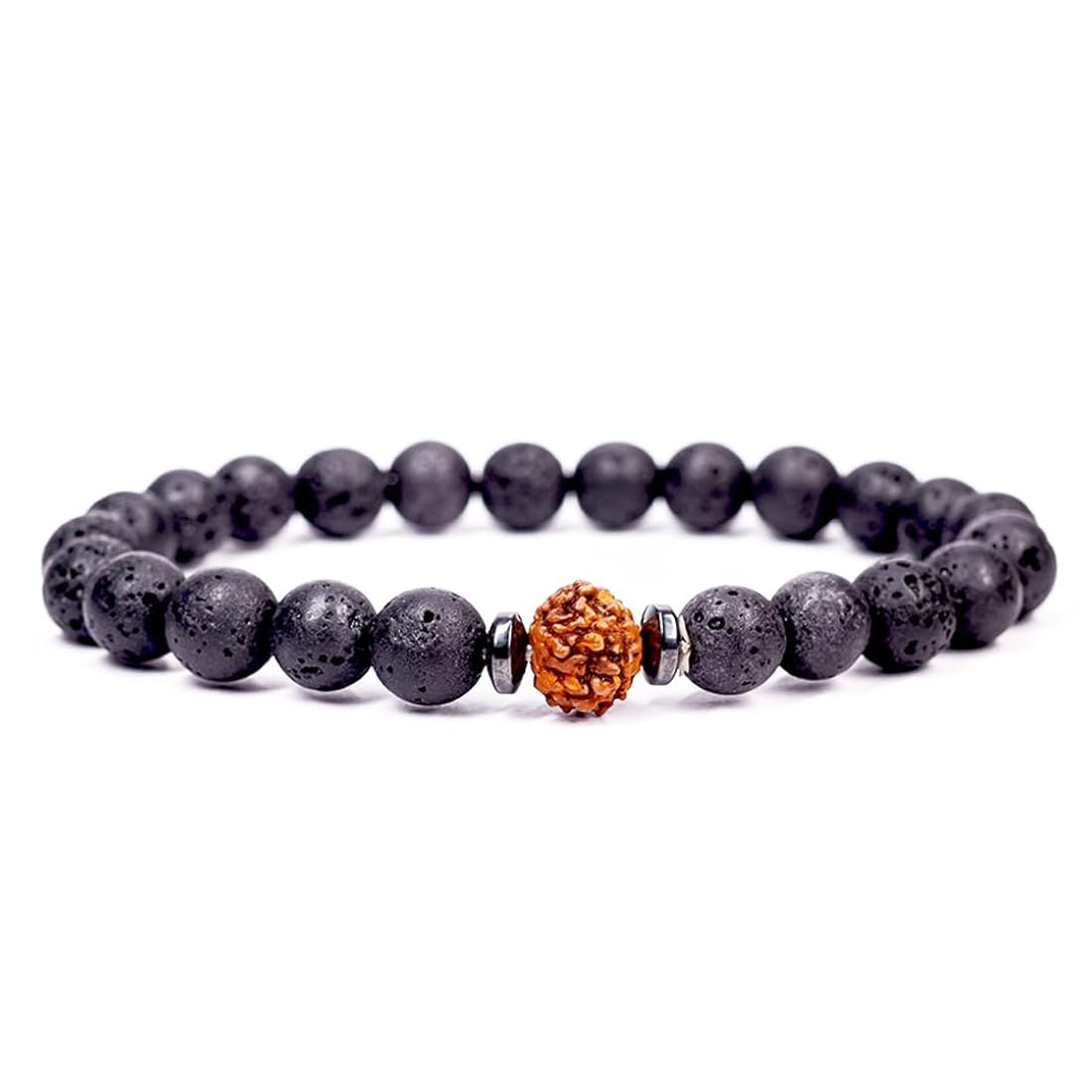 Divine Rudraksha Lava Power Bracelet