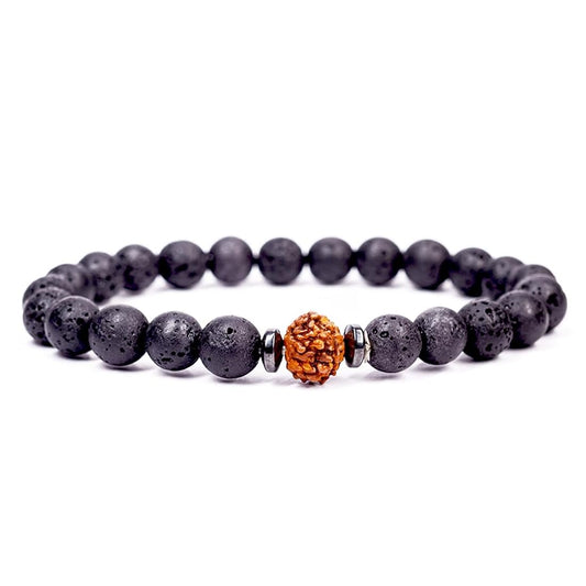Divine Rudraksha Lava Power Bracelet