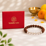 5MukhiRudrakshaWhiteCrystalBracelet3
