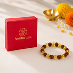 5MukhiRudrakshaYellowAventurineBracelet