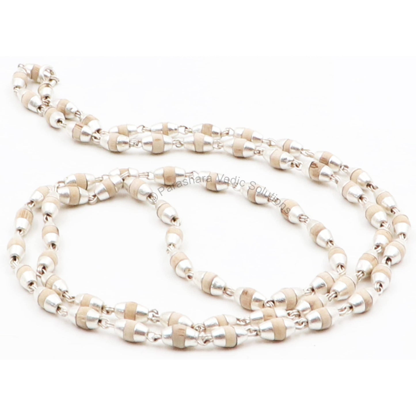 Tulsi Mala Silver Capped