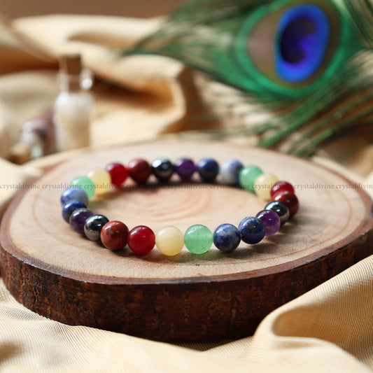 Seven Chakra Healing Bracelet