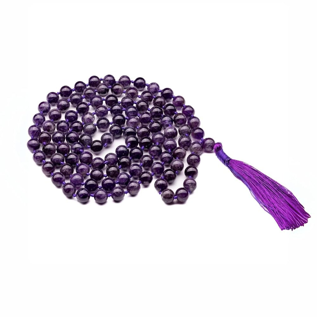 Natural Amethyst Mala (6 mm)