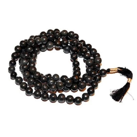 Black Hakik Mala Black Agate Mala 8Mm