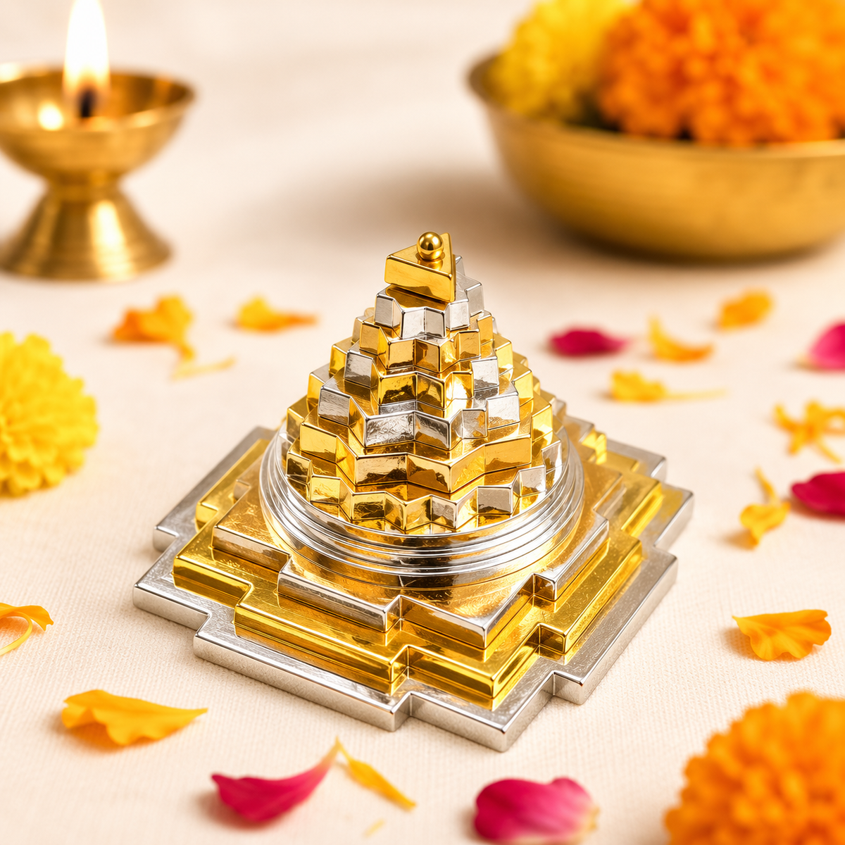 Brass Meru Shree Yantra