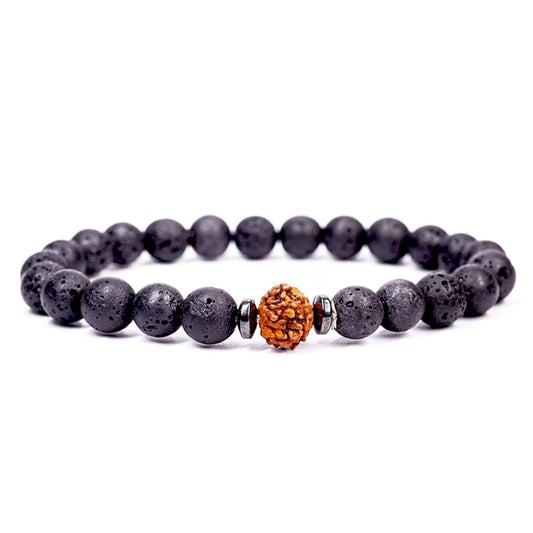 Divine Rudraksha Lava Power Bracelet