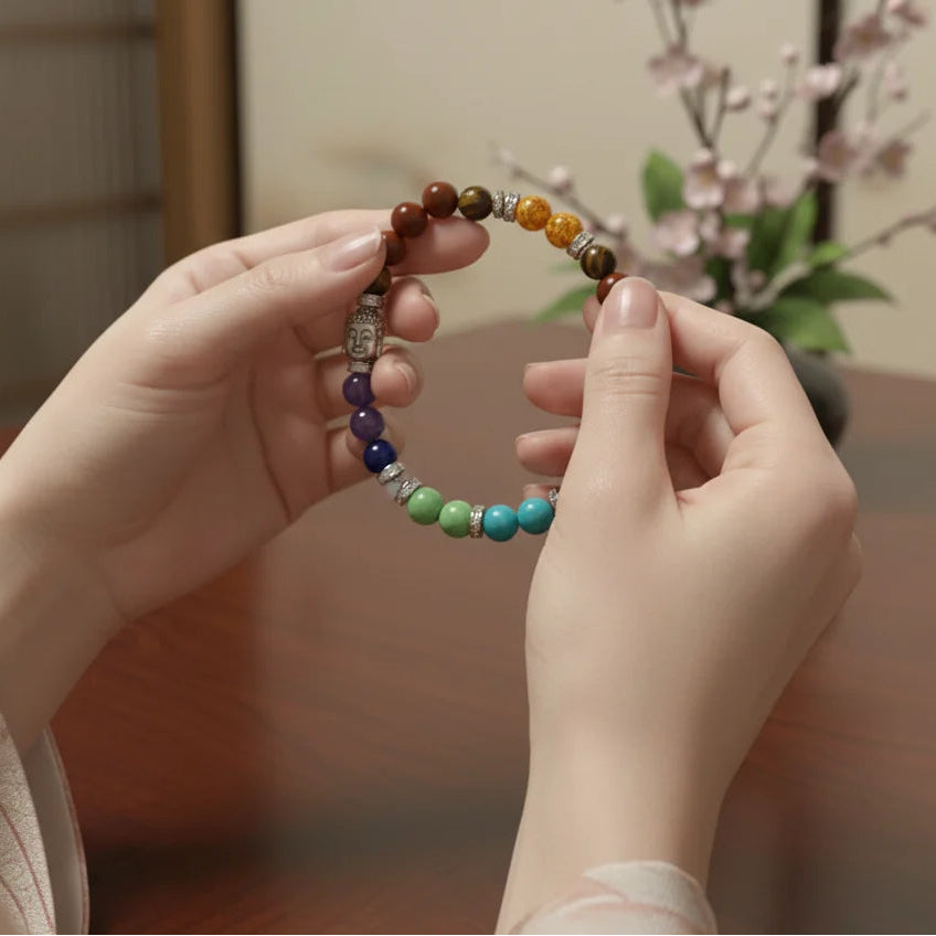 Seven Chakra Healing Bracelet