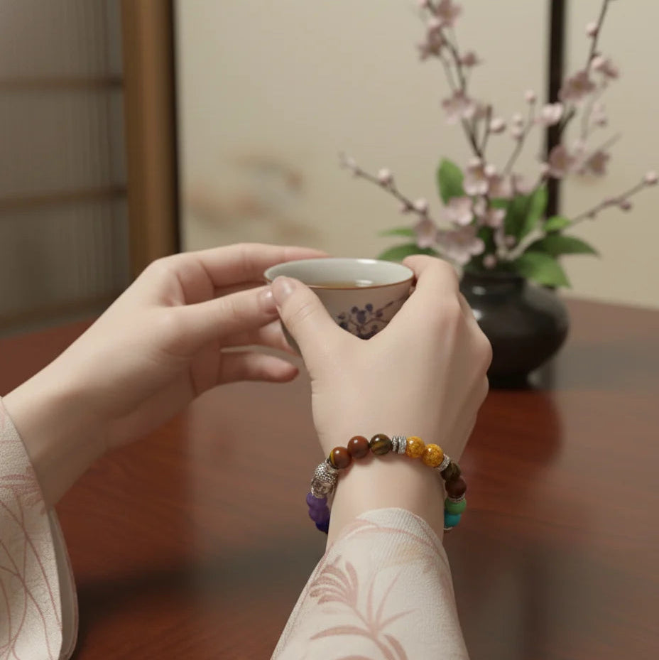 Seven Chakra Healing Bracelet