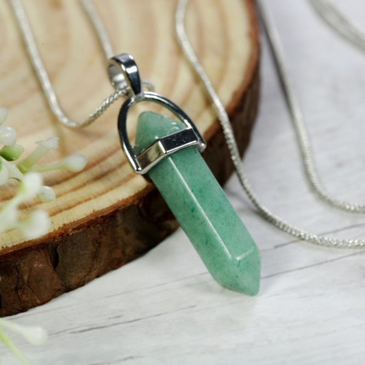 Green Aventurine Healing Pendant