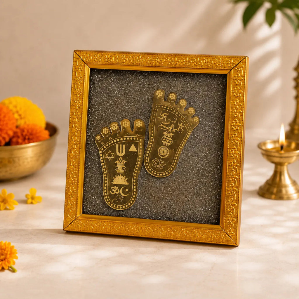 LakshmiCharanPadukaPyriteFrame