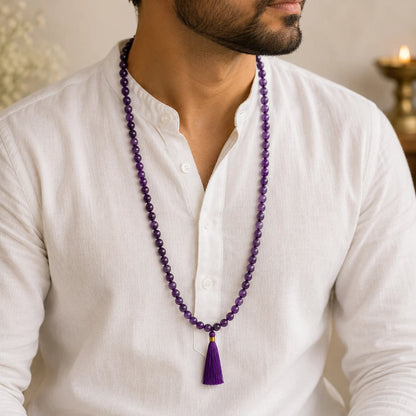 NaturalAmethystMala4