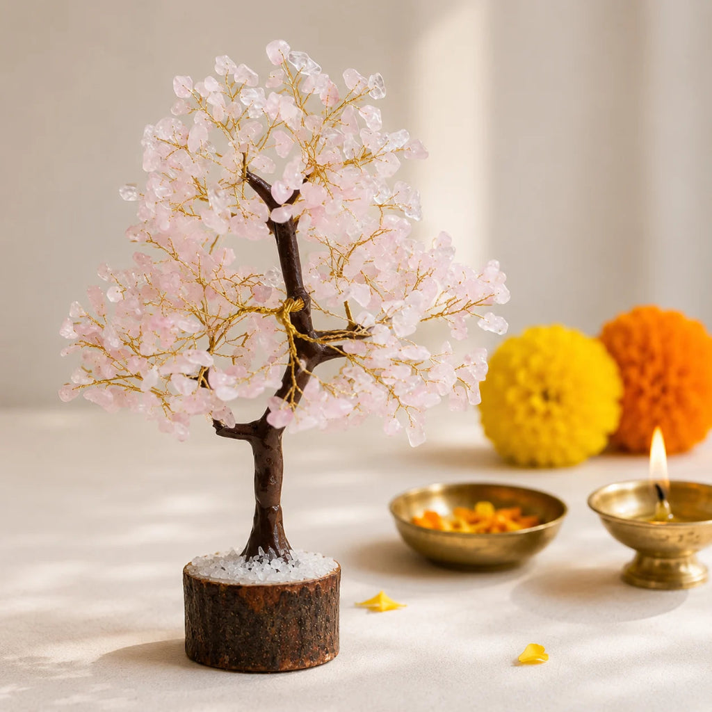 RoseQuartzCrystalTree