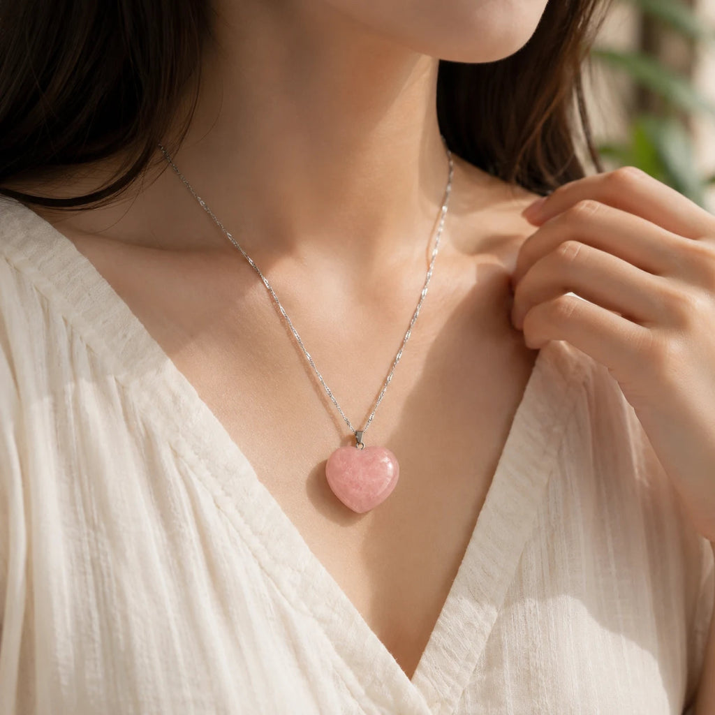 RoseQuartzHeartShapePendant2