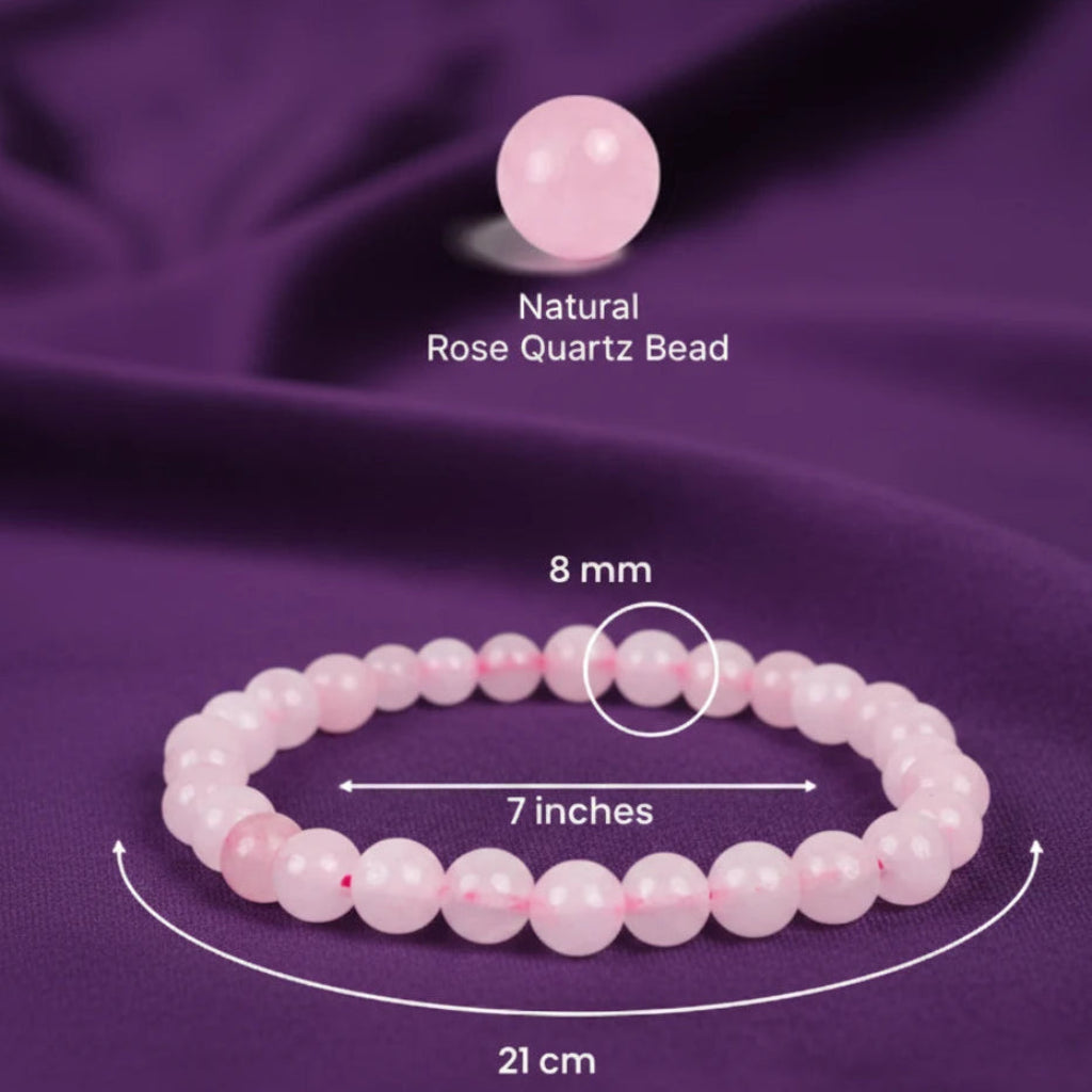 Rose Quartz Bracelet for Love & Healing 4