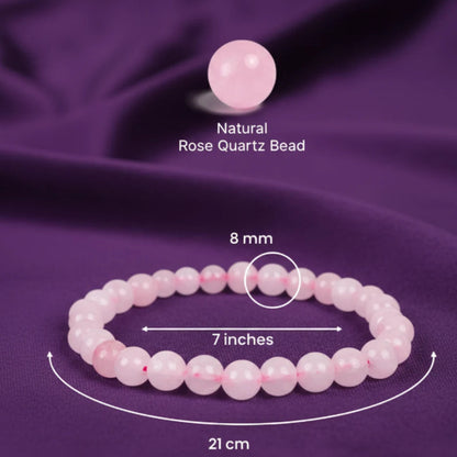 Rose Quartz Bracelet for Love & Healing 4
