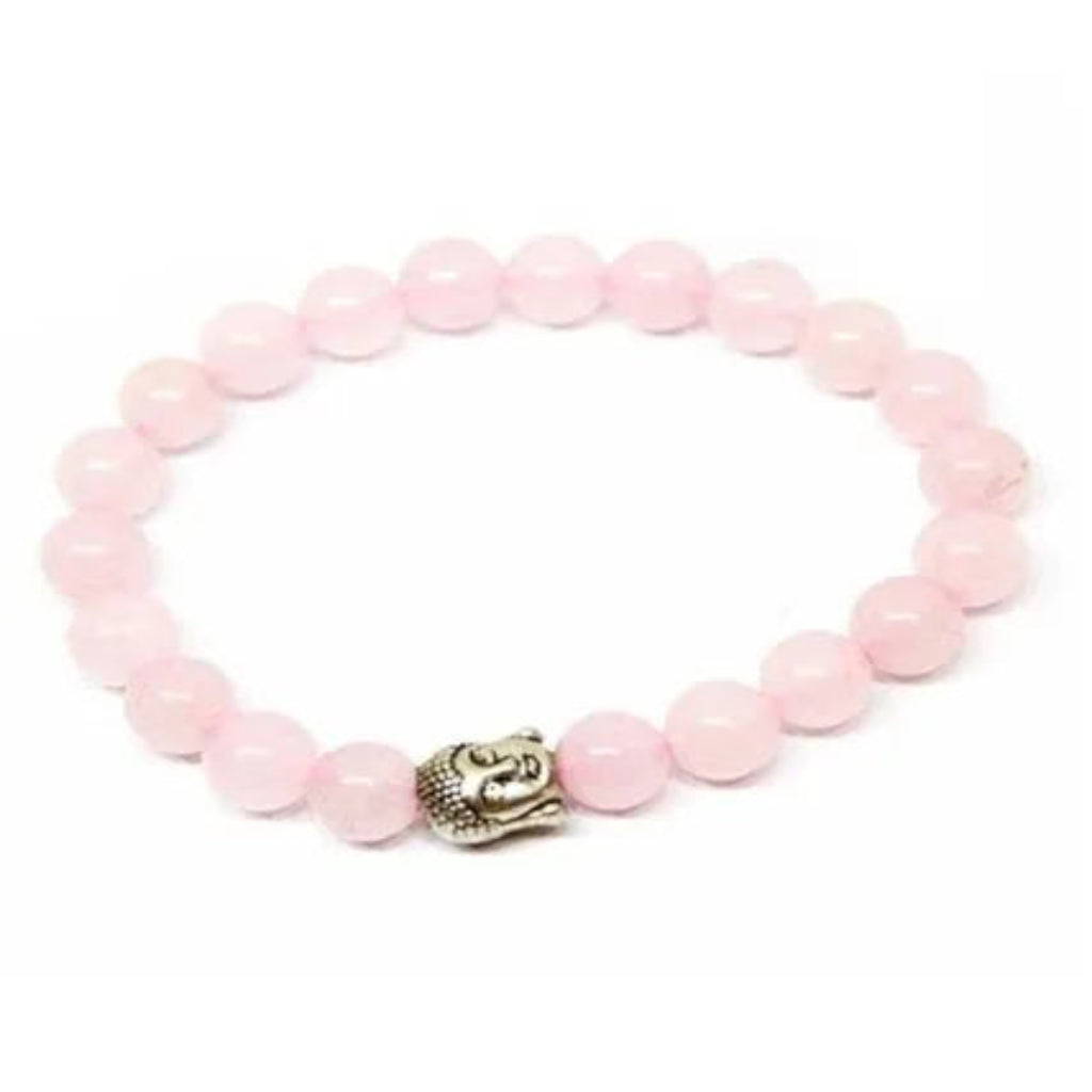 Rose Quartz Buddha Love Bracelet