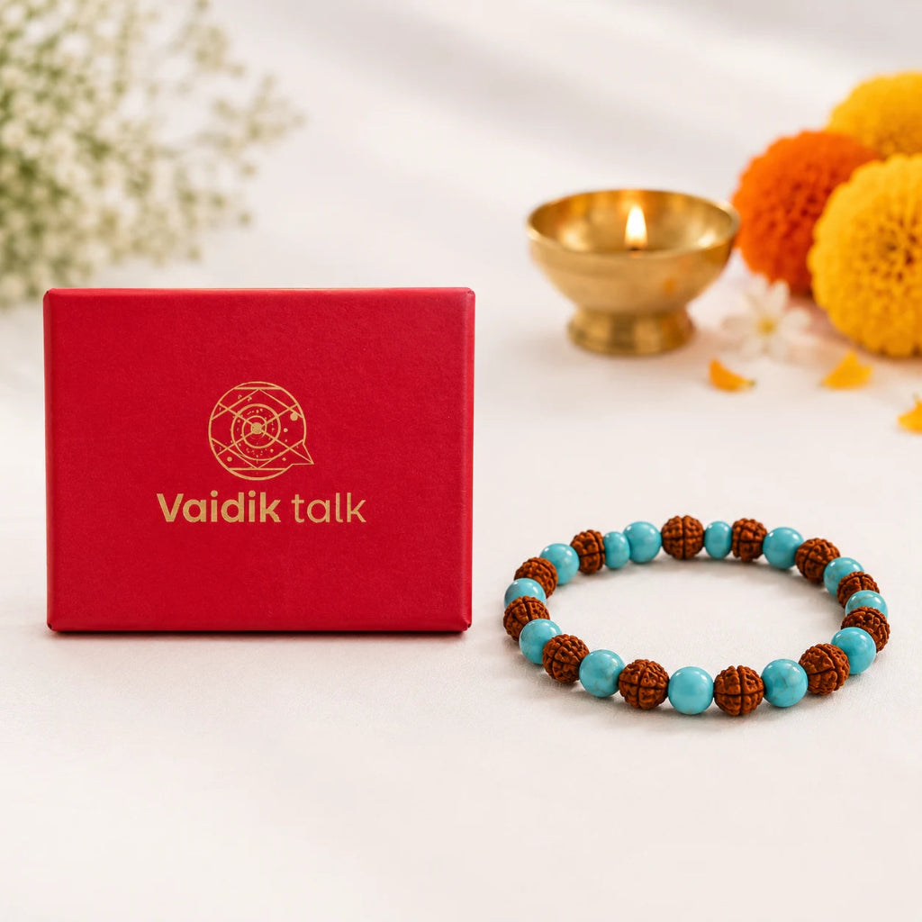 RudrakshaFirozaDivineBracelet