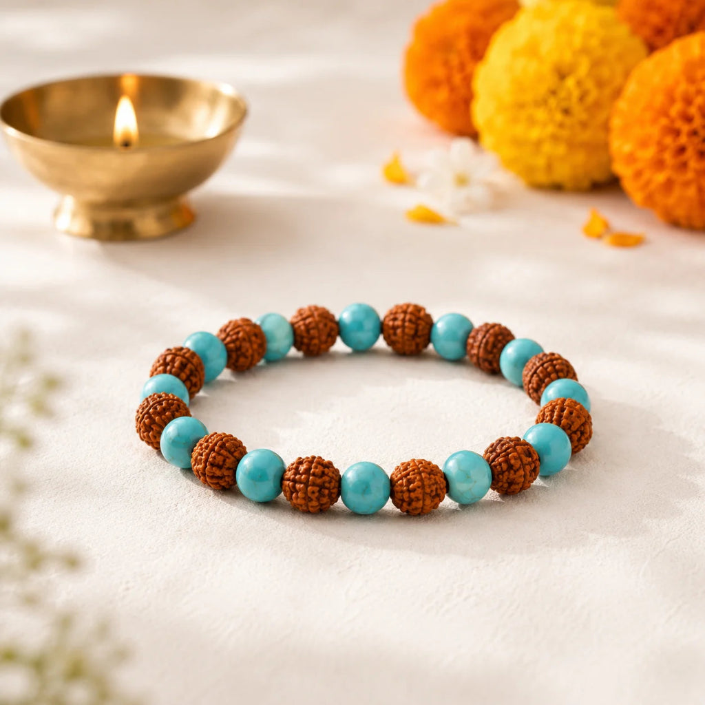 RudrakshaFirozaDivineBracelet4