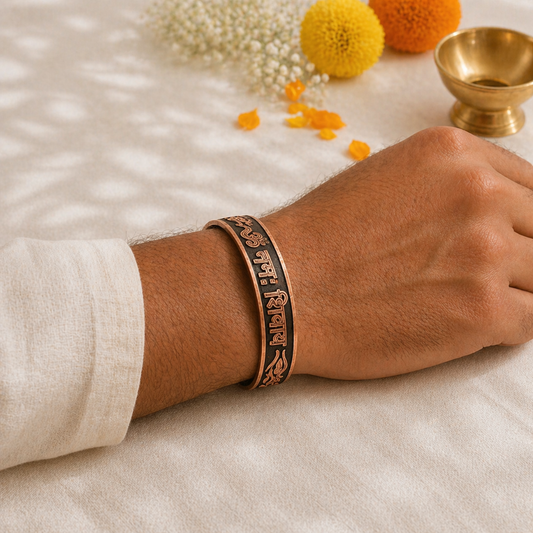 ShivShaktiBlackGoldPlatedKada1