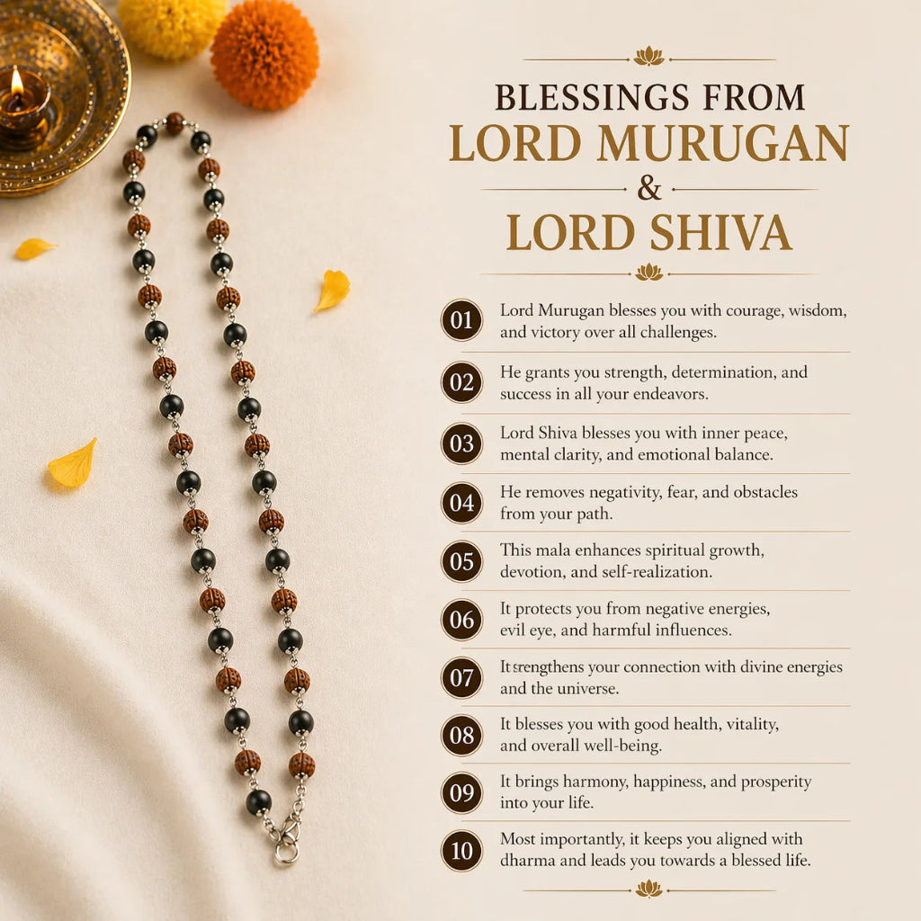 SilverPlatedRudraksha_KarungaliMala4