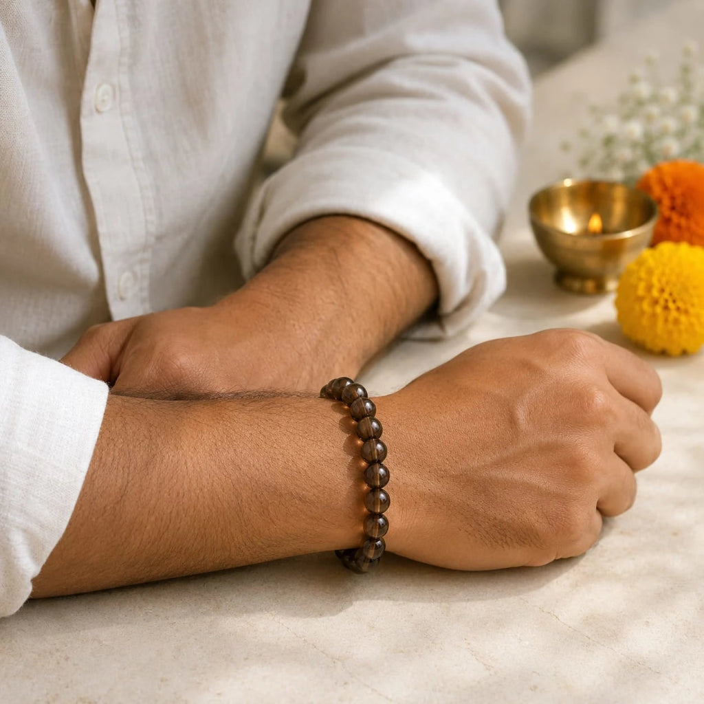 SmokyQuartzHealingBracelet-10mm