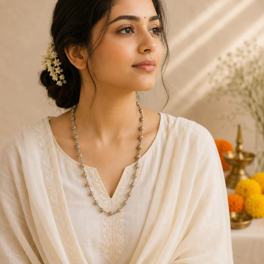 TulsiMalaSilverCapped2