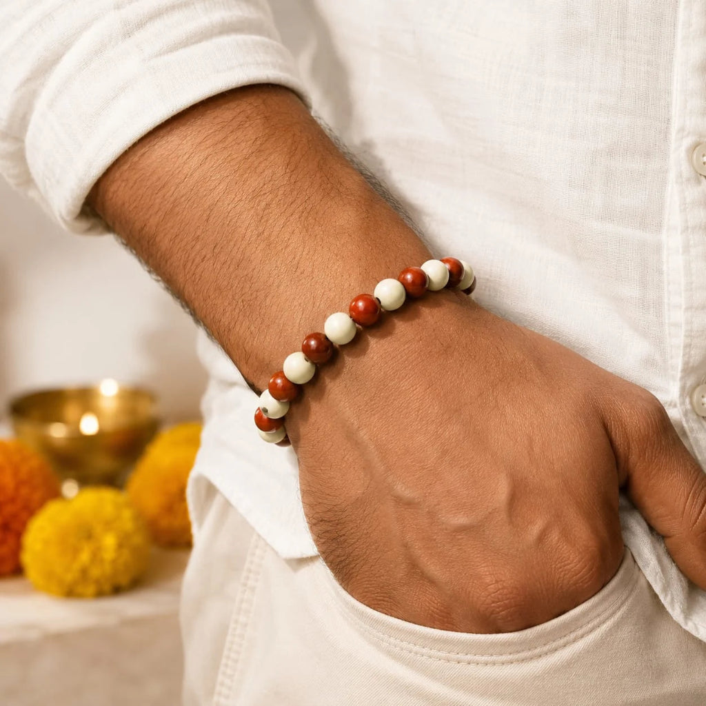 TulsiRedAgateBracelet2