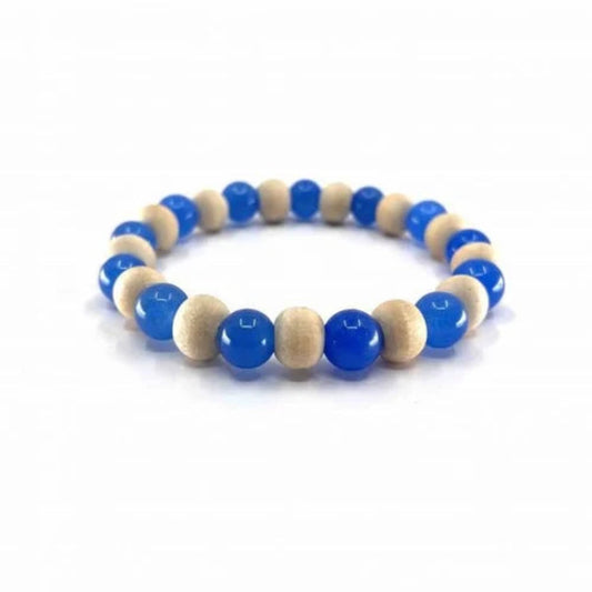 Tulsi Blue Agate Soothing Bracelet