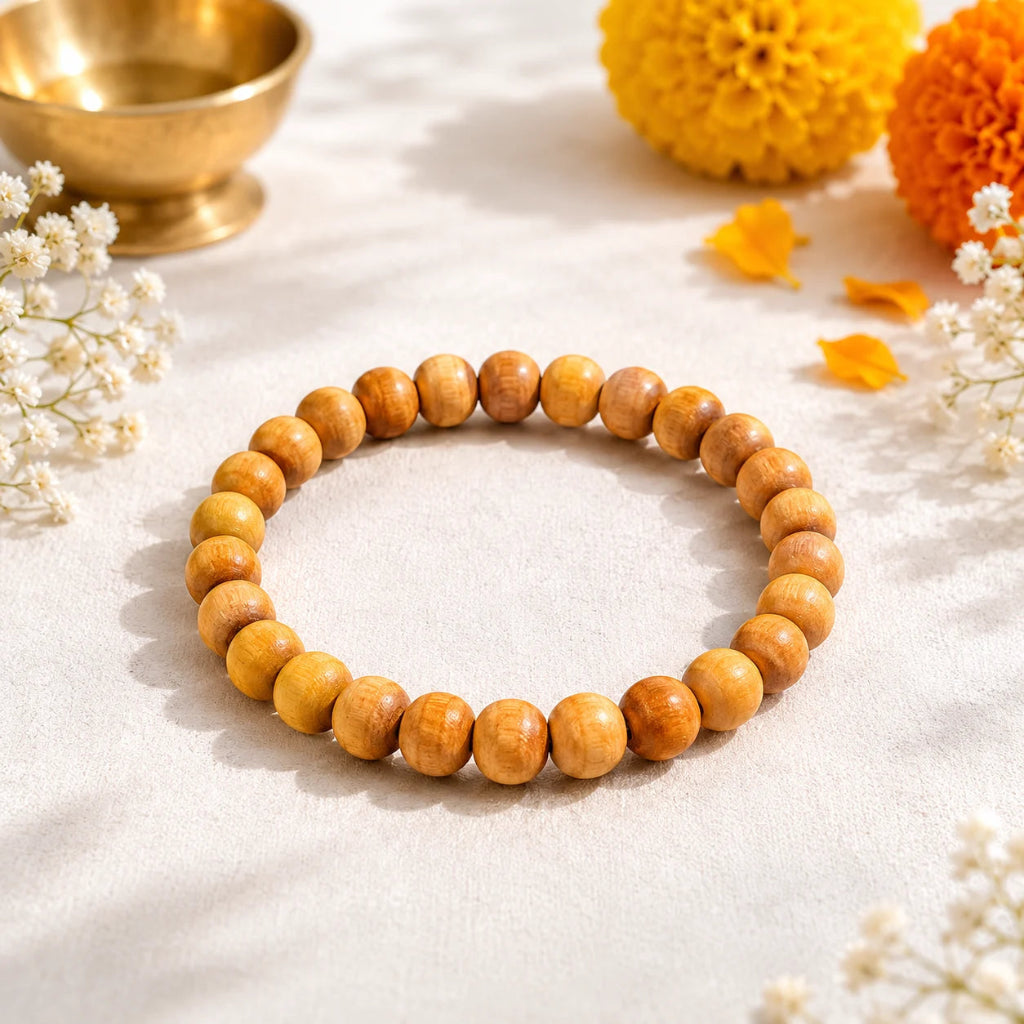 WhiteSandalwoodBracelet