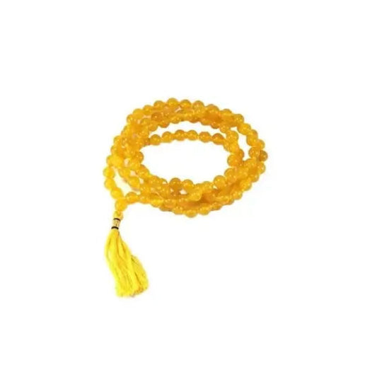 Yellow Hakik Mala 8Mm