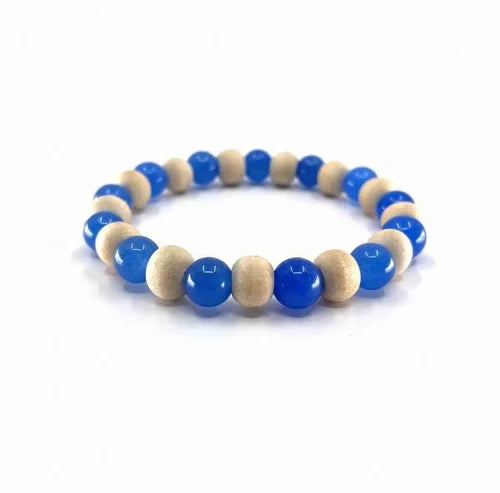 Tulsi Blue Agate Soothing Bracelet