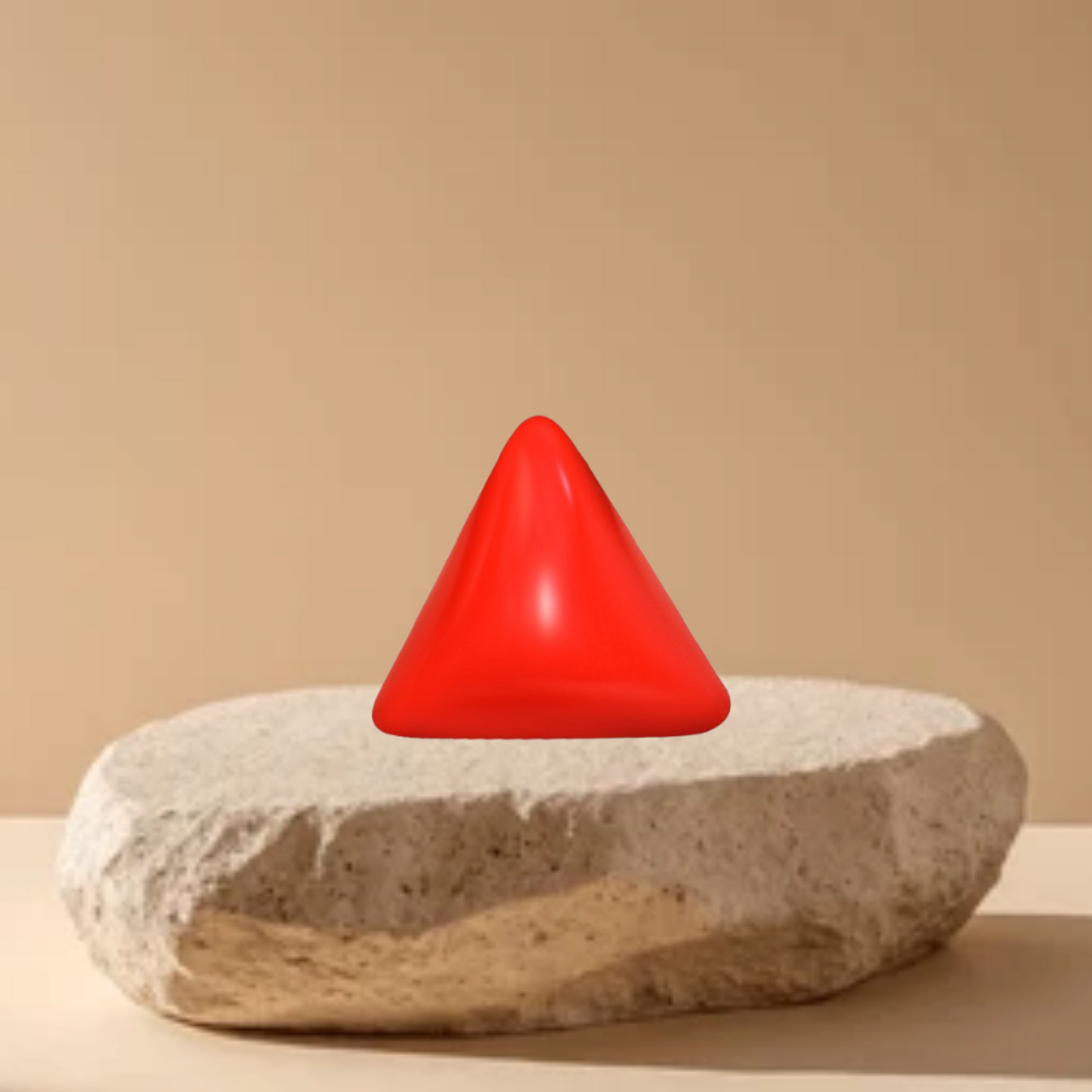 9 Ratti Triangular Red Coral