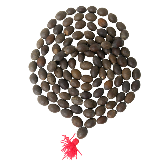 Kamalgatta Mala / Natural Lotus Seeds Mala (72 Inches)