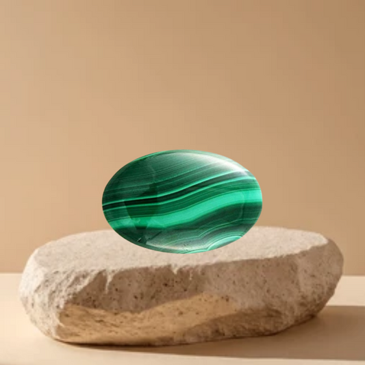 10 Ratti Malachite Stone