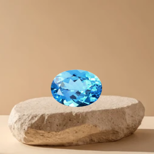 8 Ratti Blue Topaz (Neelomani)