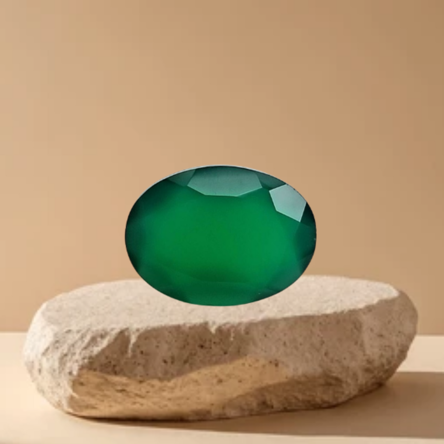 7 Ratti Natural Chalcedony (Green Onyx)