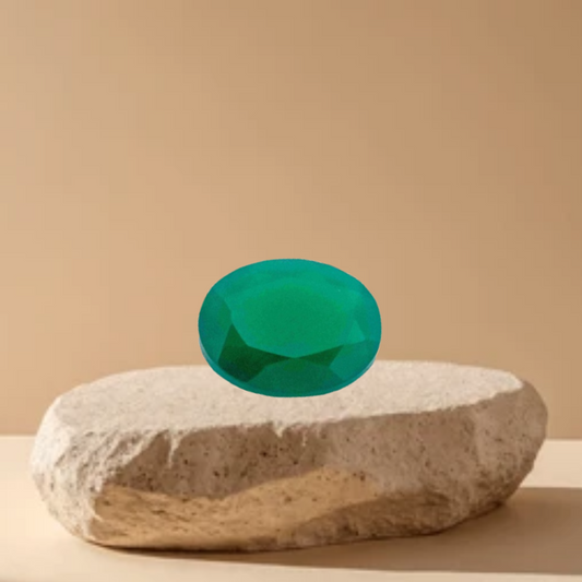 10 Ratti Natural Chalcedony (Green Onyx)