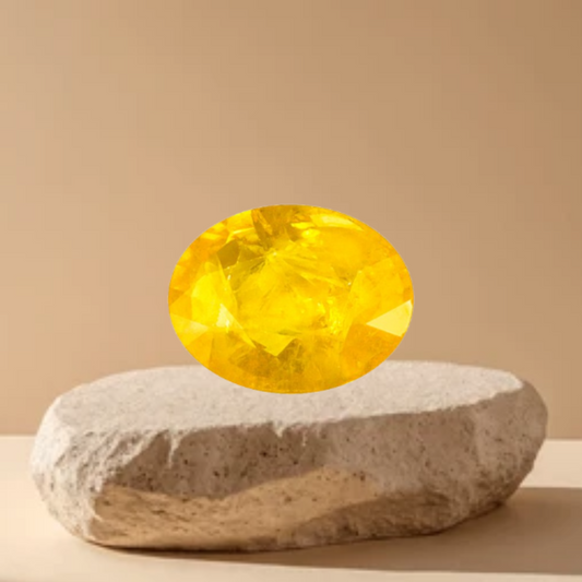 6 Ratti Yellow Sapphire (Pukhraj)