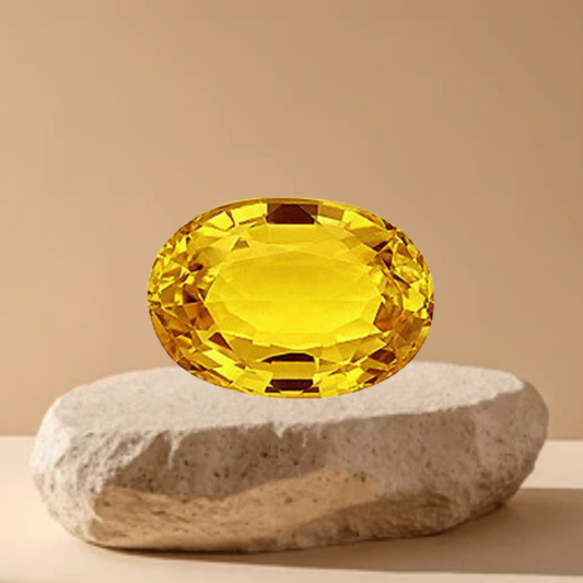 9 Ratti Yellow Sapphire (Pukhraj)