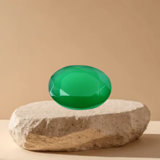 9 Ratti Natural Chalcedony (Green Onyx)