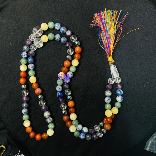 Multicolour Hakik Mala (8mm)