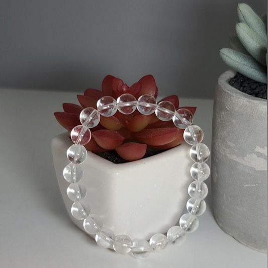 Natural Sphatik Clarity Bracelet